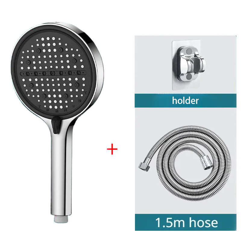 Plumbing - 3 stuks badkamer douchekop zilver 8