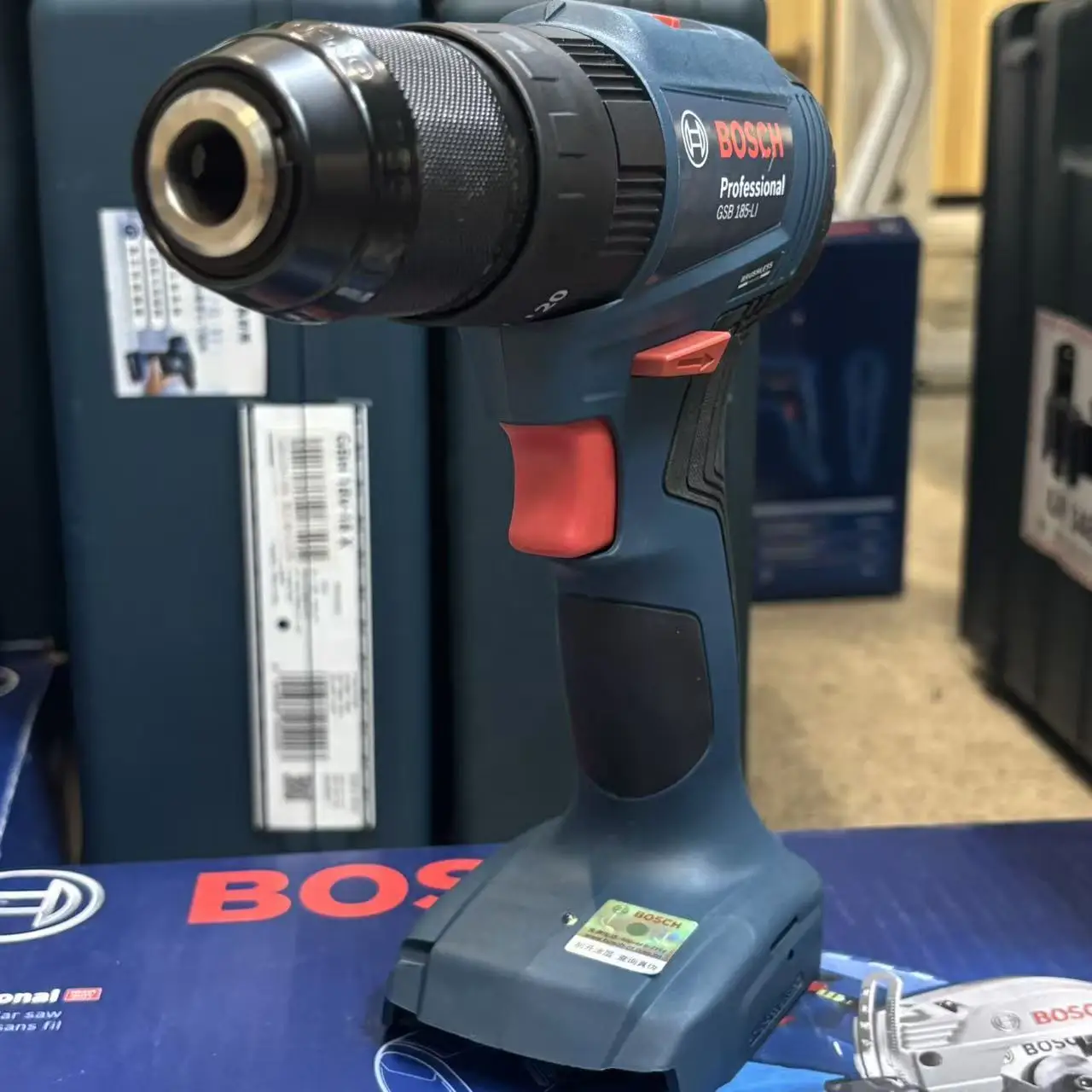 Brushless Cordless Electric Drill 18V - BOSCH GSB 185-LI Borstelloze Accu-slagboormachine 18V