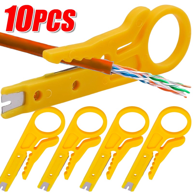 Automatic Wire Stripper Cutter - 10/1PCS Draagbare Mini Draadstripper Multifunctionele Kabelstripper