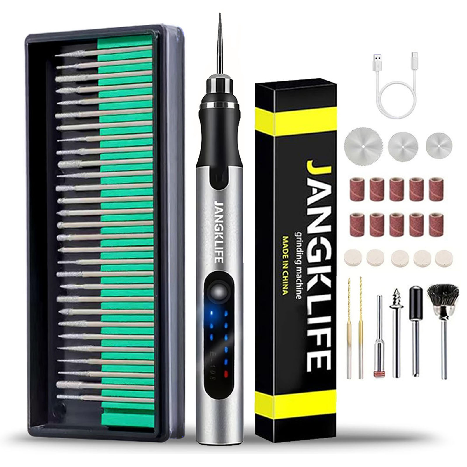 USB draadloze roterende gereed - Cordless Rotary Tool Kit Accessories recensie en prijs