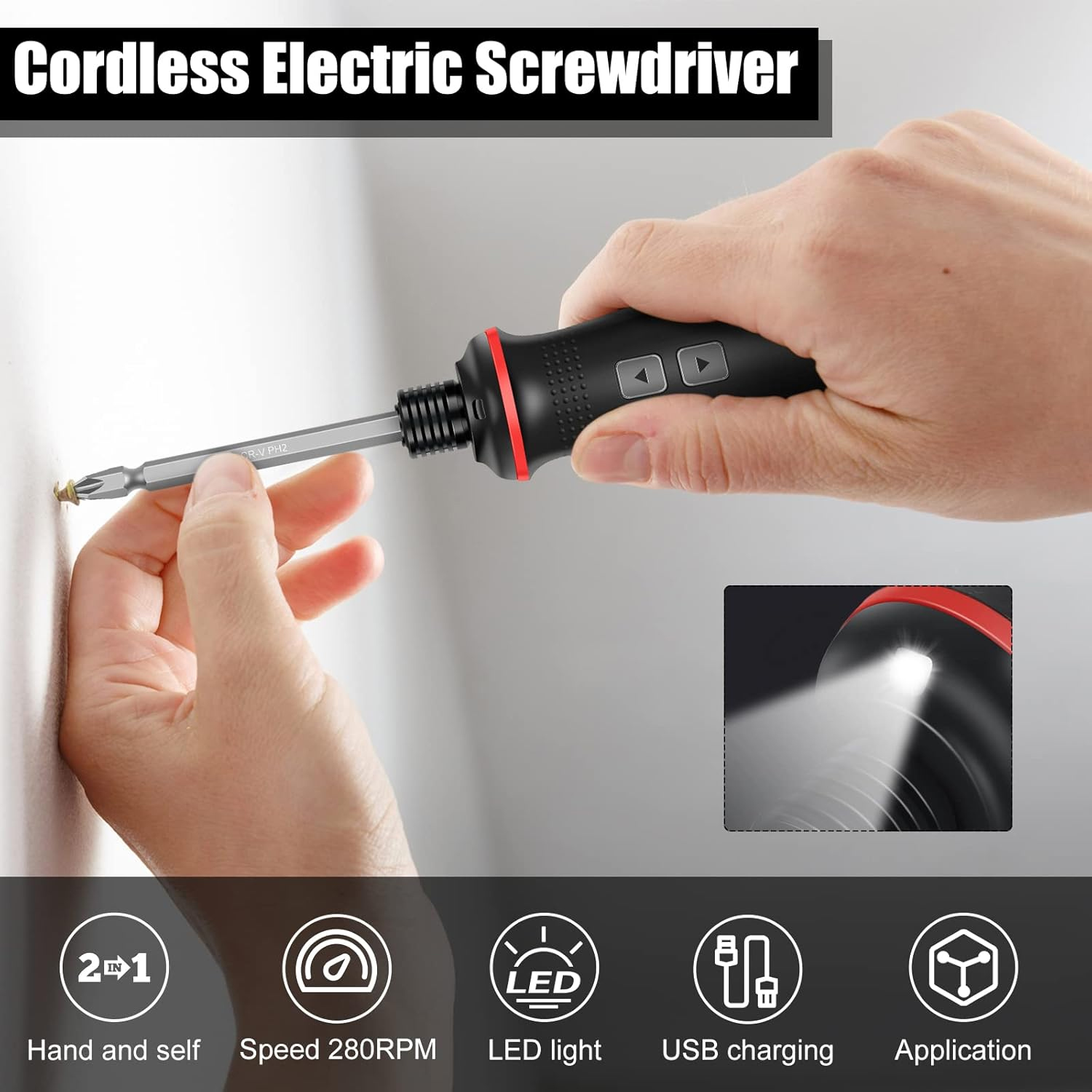 Oplaadbare 3,7V draadloze schr - Electric Screwdriver Rechargeable Usb recensie en prijs