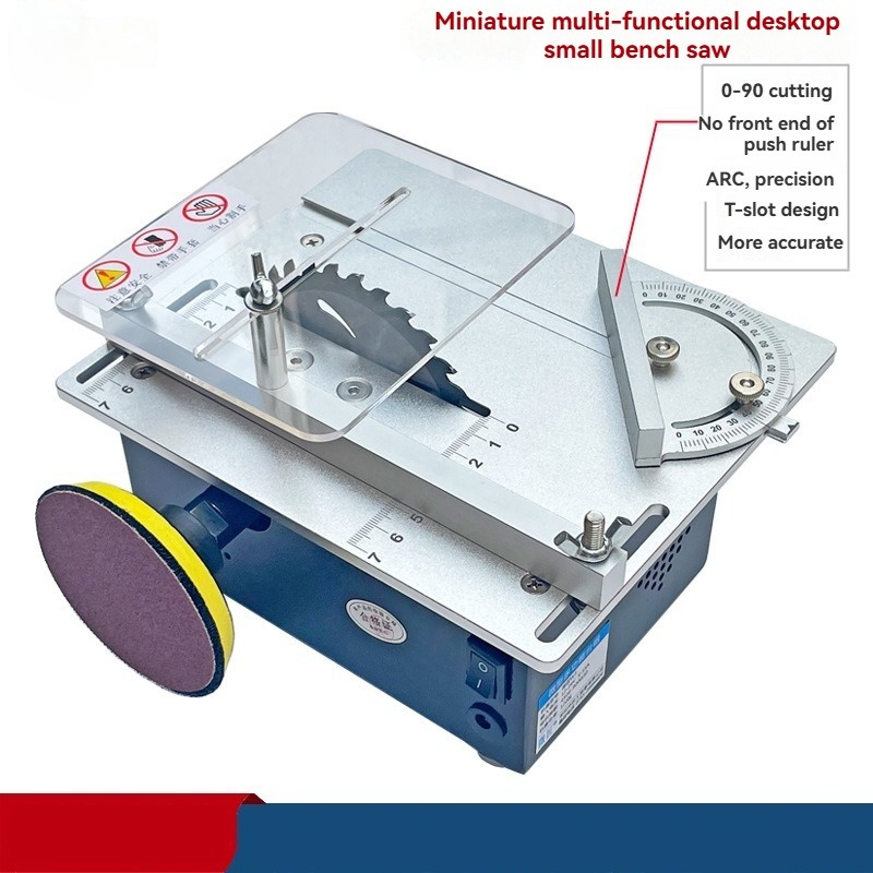 Mini 120W bankzaag Verstelbare - Mini Table Saw For Woodworking recensie en prijs