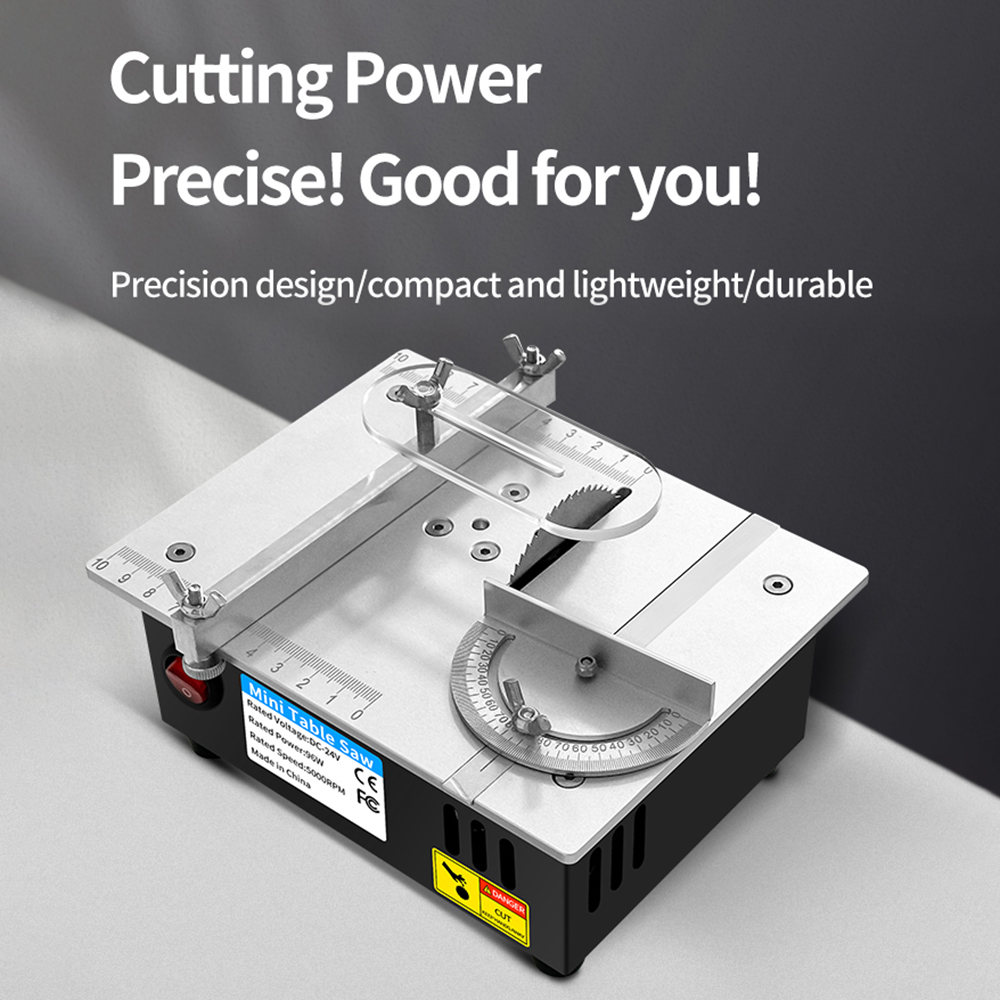 DC 24V huishoudelijke miniatuu - Mini Table Saw For Woodworking recensie en prijs