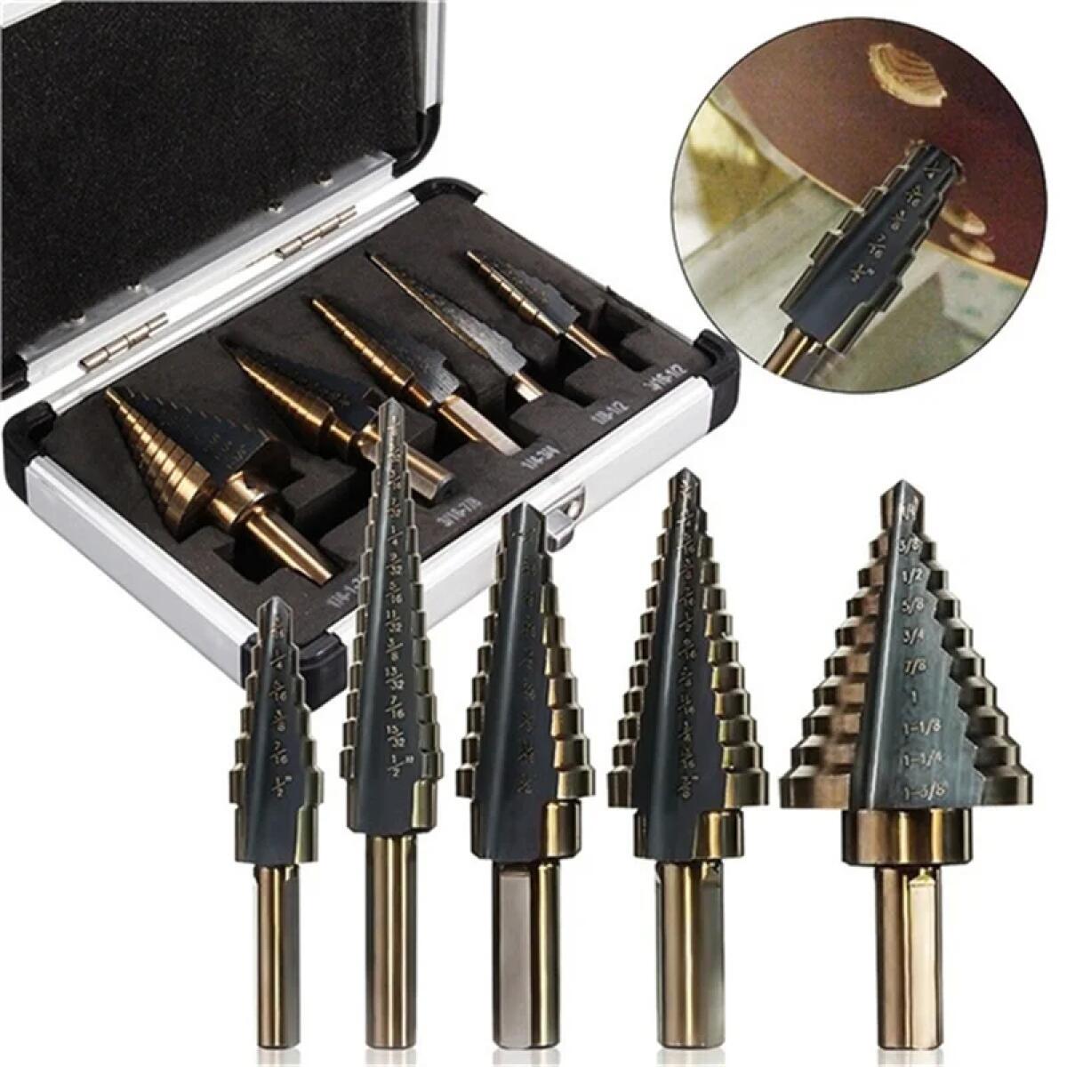 5-delige kobalt trapboorset HS - Hardware recensie en prijs
