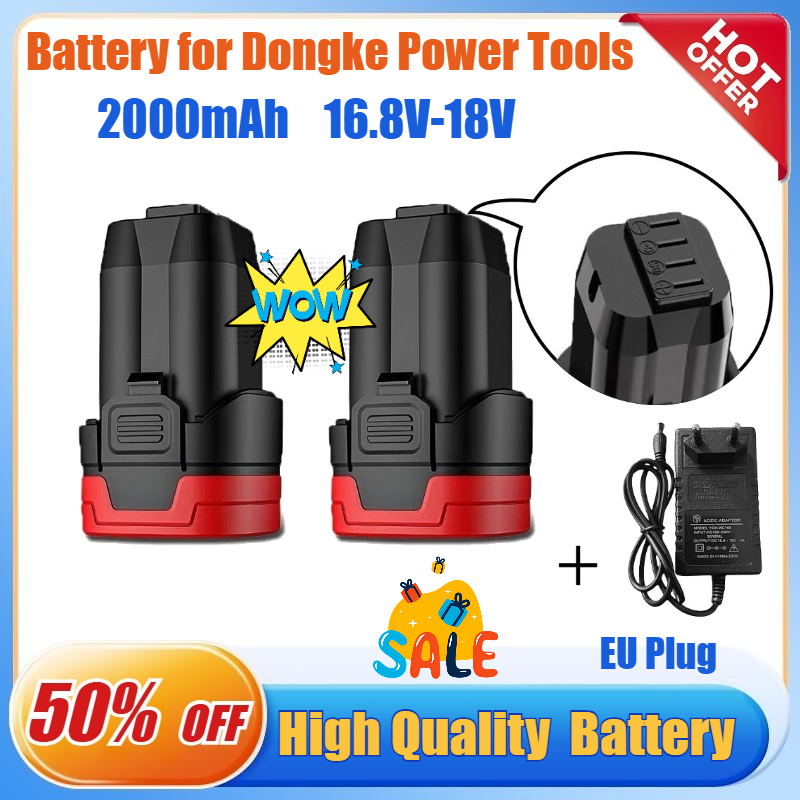 16.8 V/18 V 2.0Ah Batterij voo - Brushless Cordless Electric Drill 18V recensie en prijs