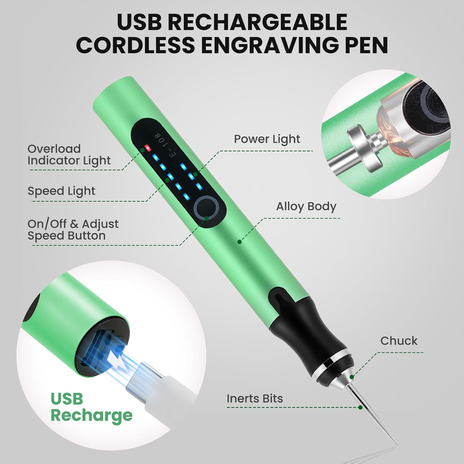 Elektrische graveerpen Draadlo - Electric Screwdriver Rechargeable Usb recensie en prijs
