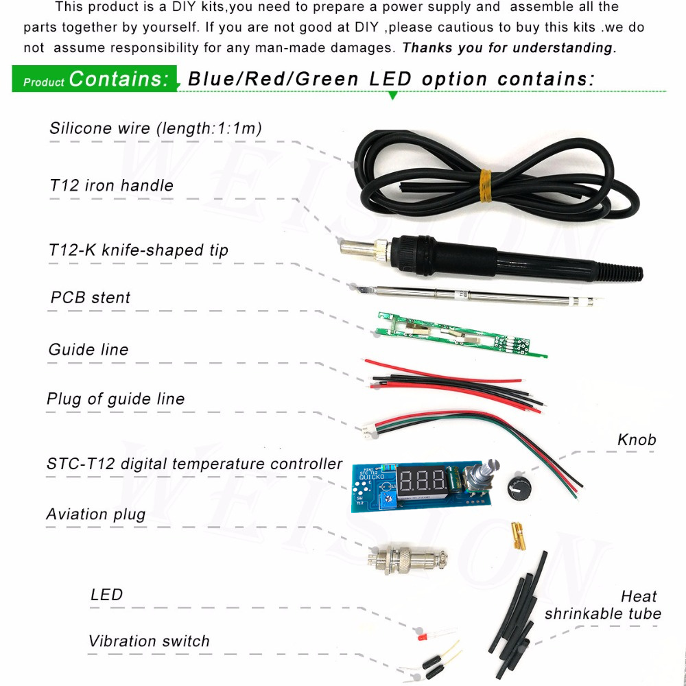 STC-T12 soldeerbout DIY kits/U - Digital Soldering Station T12 recensie en prijs