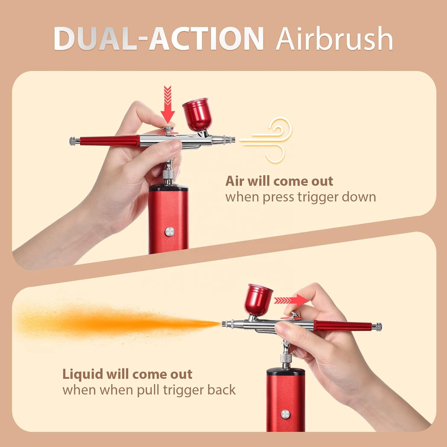 Airbrushset met compressor, 32 - Airbrush Kit With Mini Compressor recensie en prijs