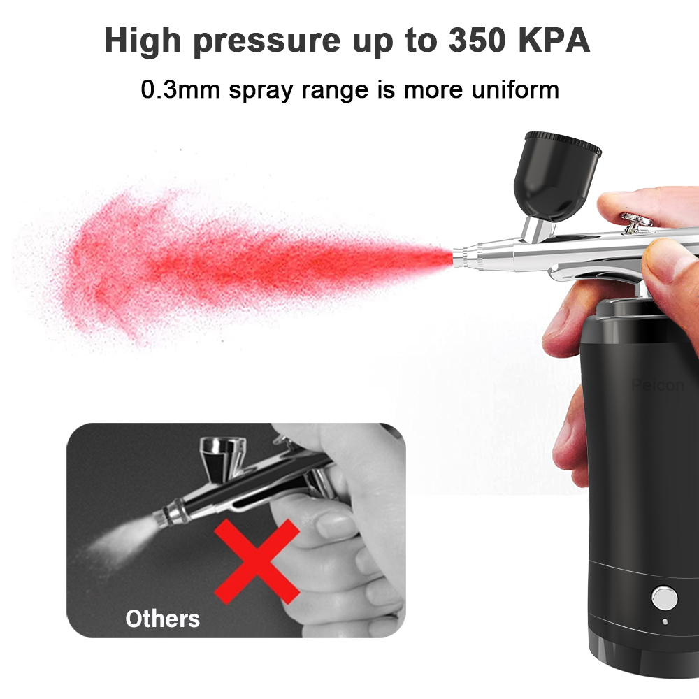 Airbrush draadloze airbrushkit - Airbrush Kit With Mini Compressor recensie en prijs