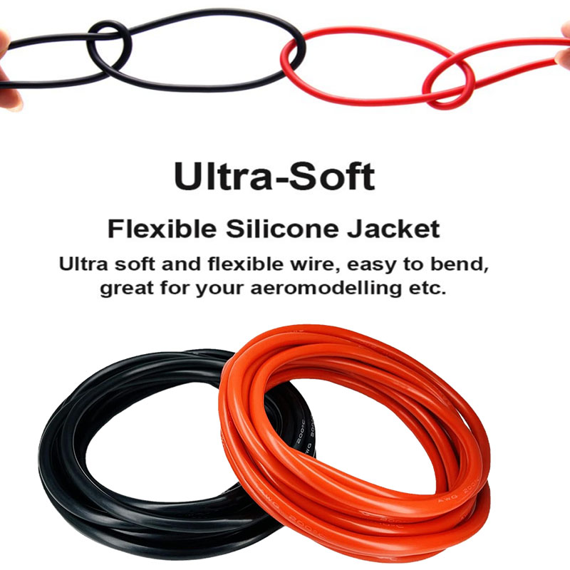Rood Zwart Siliconen Draad 10a - Electrical recensie en prijs