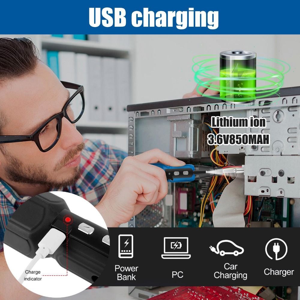 3,6 V elektrische schroevendra - Electric Screwdriver Rechargeable Usb recensie en prijs