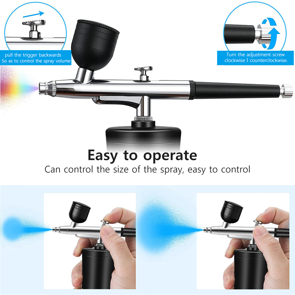 Oplaadbare mini-airbrushset me - Airbrush Kit With Mini Compressor recensie en prijs