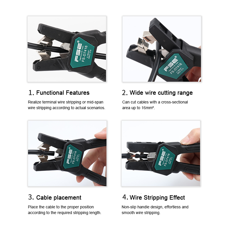 FSE-D7026 Kabelstripper - Prof - Automatic Wire Stripper Cutter recensie en prijs