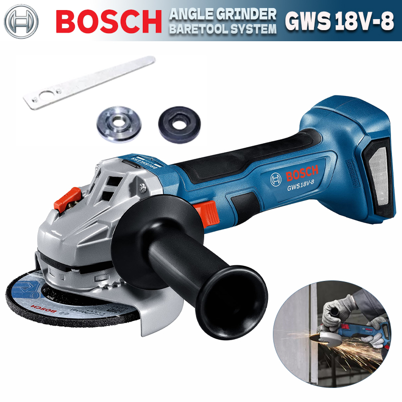 BOSCH GWS 18V-8 Accu-hoekslijp - Brushless Angle Grinder Battery Powered recensie en prijs