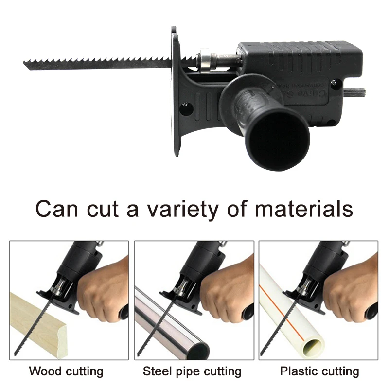 Handbediende elektrische boorm - Reciprocating Saw Attachment Drill recensie en prijs