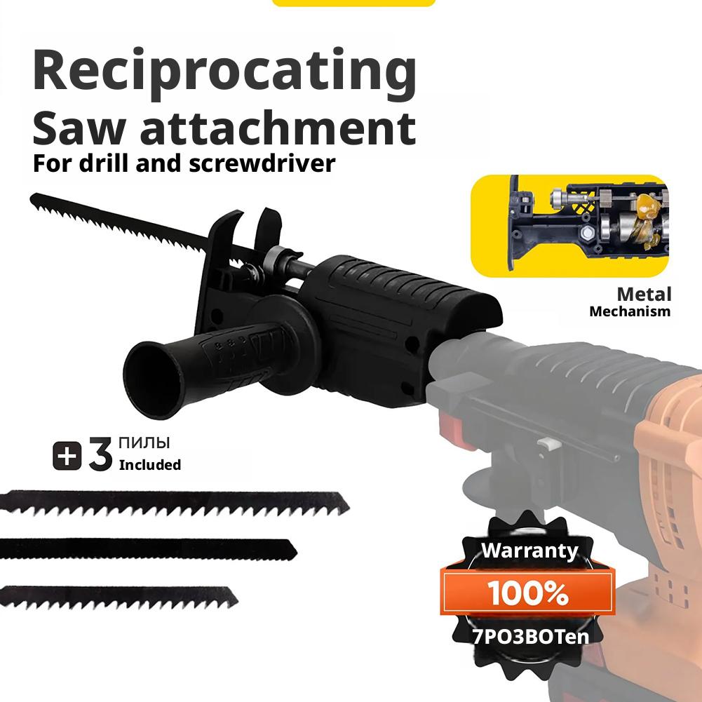 Reciprozaagadapter Elektrische - Reciprocating Saw Attachment Drill recensie en prijs