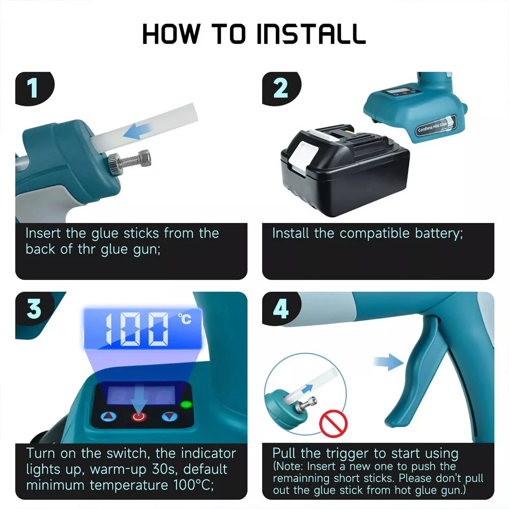 Nieuwste Draadloze Hot Melt Li - Hot Melt Glue Gun Cordless recensie en prijs