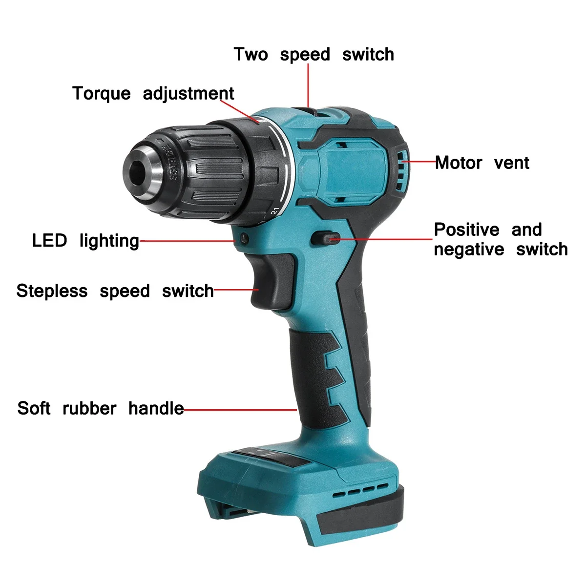 Elektrische Boor 18V 90N.m Dra - Brushless Cordless Electric Drill 18V recensie en prijs