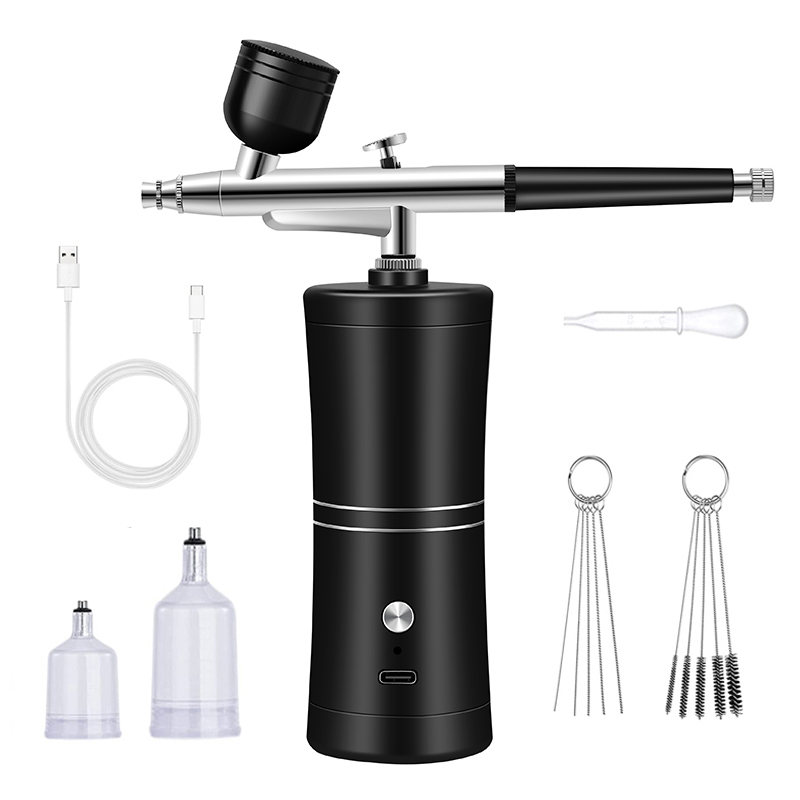 Draagbare oplaadbare draadloze - Airbrush Kit With Mini Compressor recensie en prijs