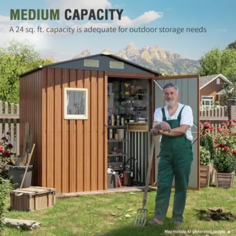 Buitenberging 6x4 ft, afsluitb - Garden Tools recensie en prijs