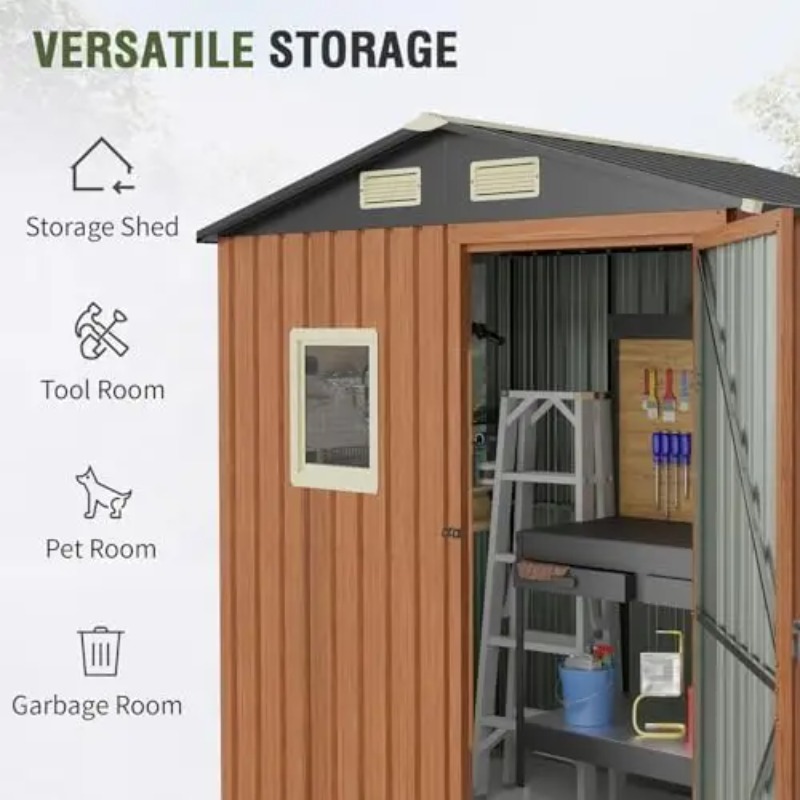 Buitenberging 6x4 ft, afsluitb - Garden Tools recensie en prijs