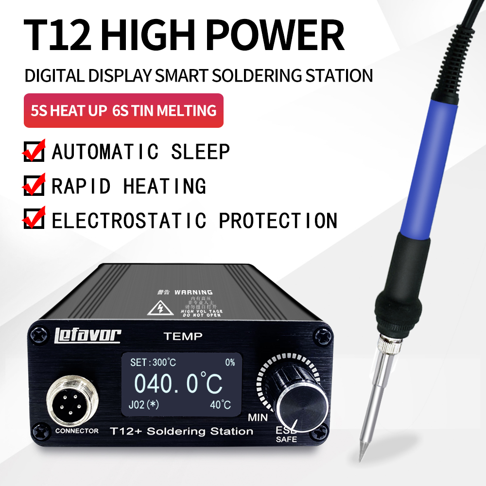 T12 + Soldeerstation soldeerbo - Digital Soldering Station T12 recensie en prijs